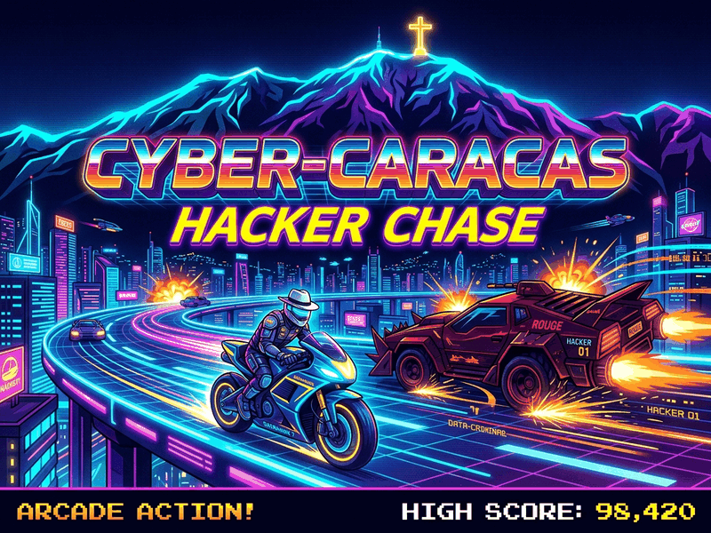 Cyber-Caracas: Hacker Chase