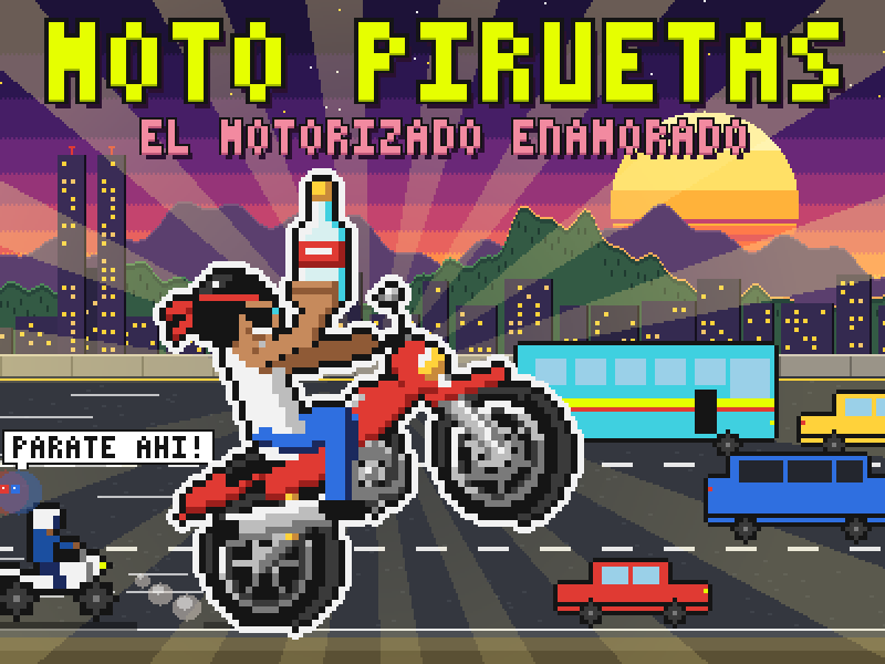 Moto Piruetas: El Motorizado Enamorado