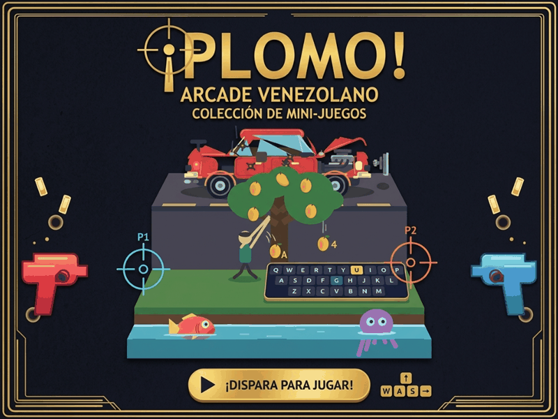 ¡PLOMO! — Duelo arcade venezolano